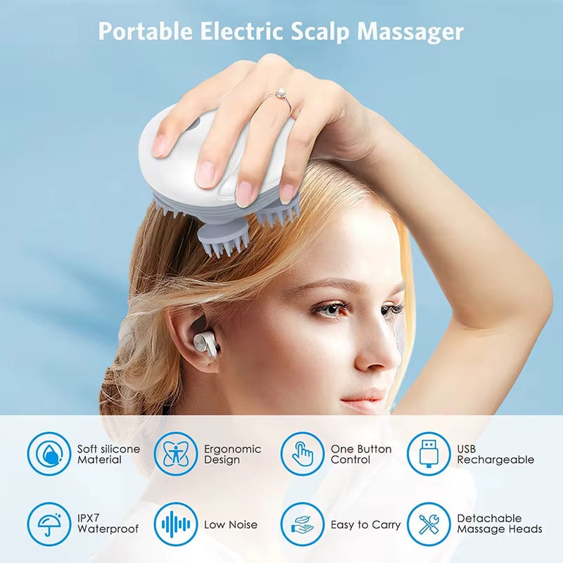 Electric Scalp Head Massager